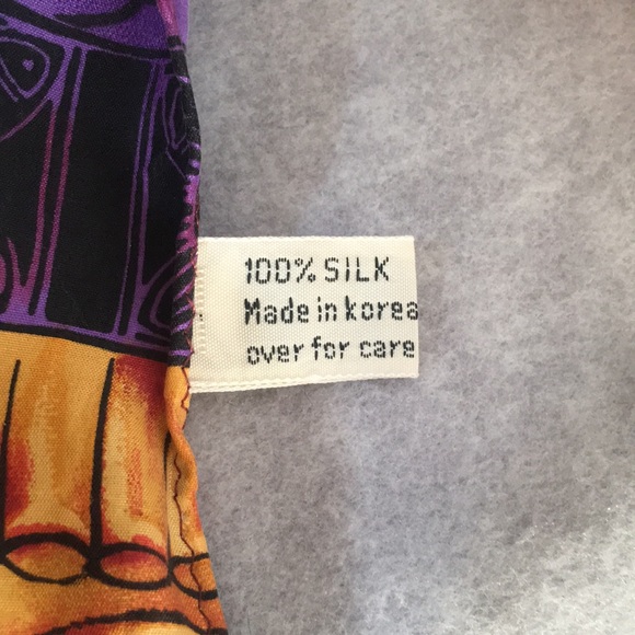 New York Studio 100% Silk Scarf - Picture 13 of 13